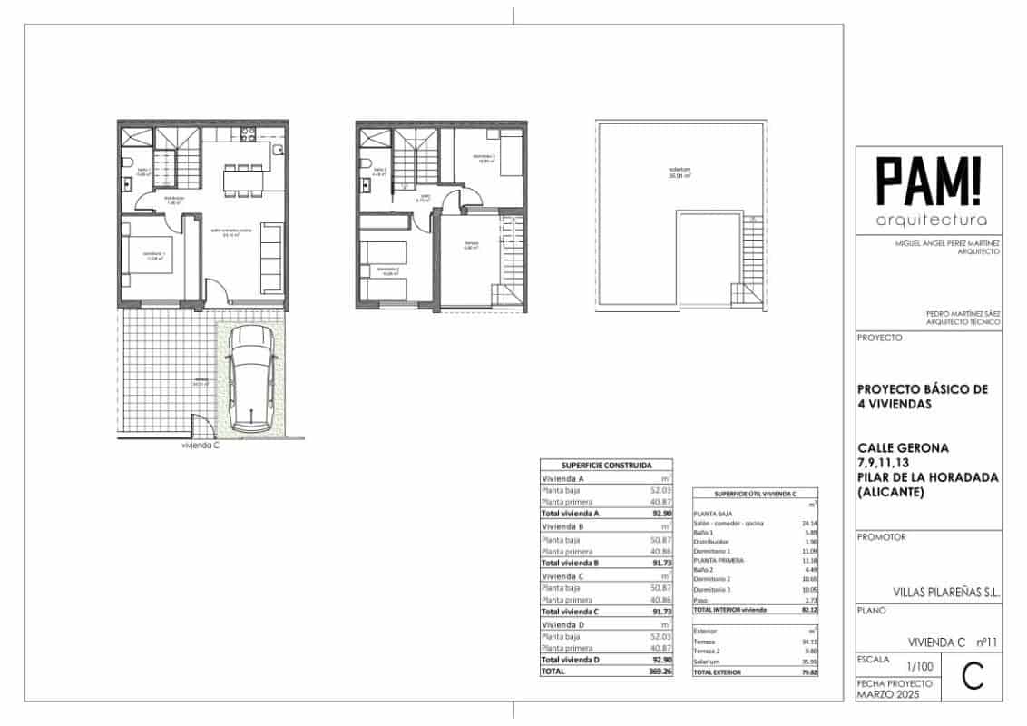 3 slaapkamer Rijtjeshuis te koop in Pilar de la Horadada met zwembad - € 285.500 (Ref: 9648614)