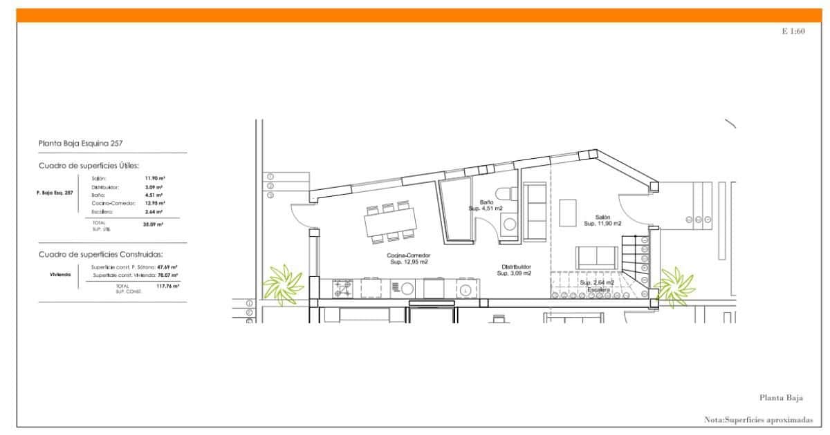 2 sovrum Radhus till salu i Gran Alacant med pool - 280 000 € (Ref: 9648621)