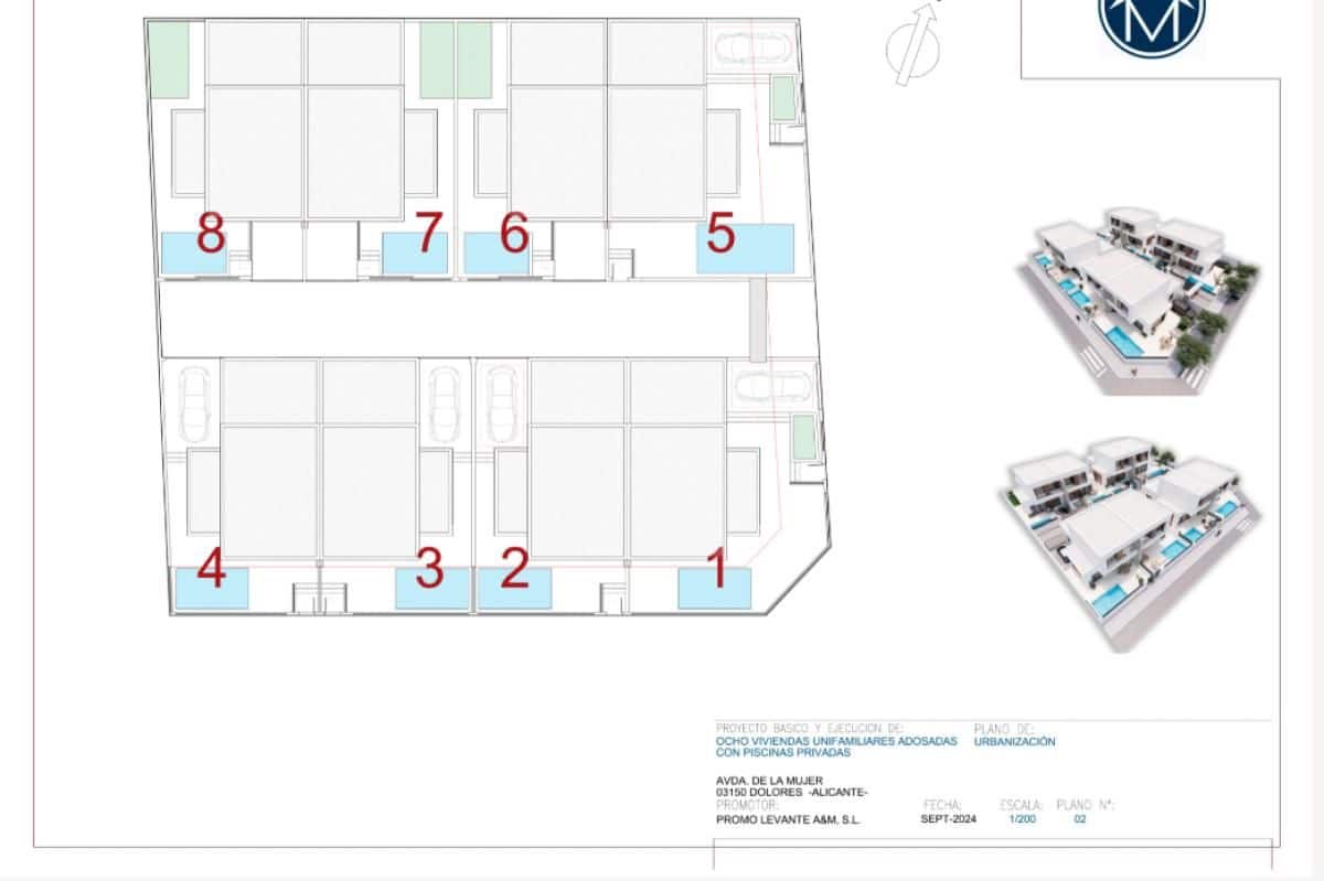 3 makuuhuone Rivitalo myytävänä paikassa Dolores mukana uima-altaan - 420 000 € (Ref: 9648629)