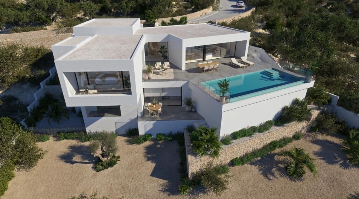 Chalet de 3 habitaciones en Benitachell / Benitatxell en venta con piscina - 2.249.000 € (Ref: 9648632)