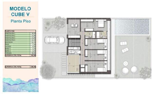 4 soveværelse Villa til salg i Playa Levante, Santa Pola med swimmingpool - € 796.000 (Ref: 9648653)