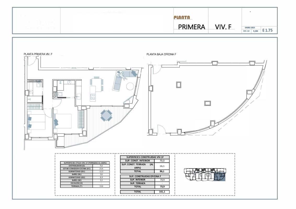 2 soveværelse Lejlighed til salg i La Villajoyosa / Vila Joiosa med swimmingpool - € 450.000 (Ref: 9648680)