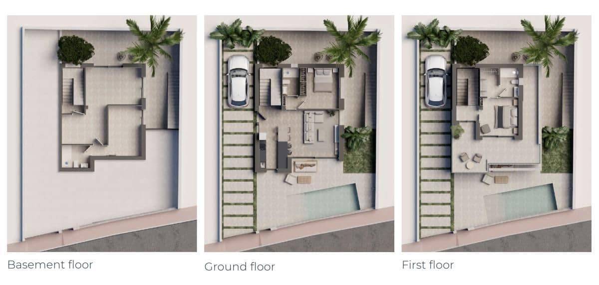 3 chambre Villa/Maison à vendre à Pilar de la Horadada avec piscine - 490 000 € (Ref: 9648710)