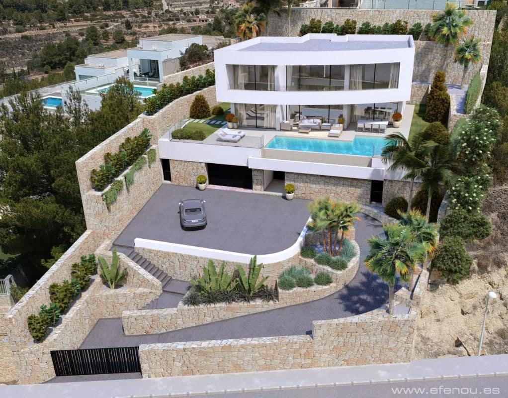 Chalet de 4 habitaciones en Calpe / Calp en venta con piscina - 2.200.000 € (Ref: 9648731)