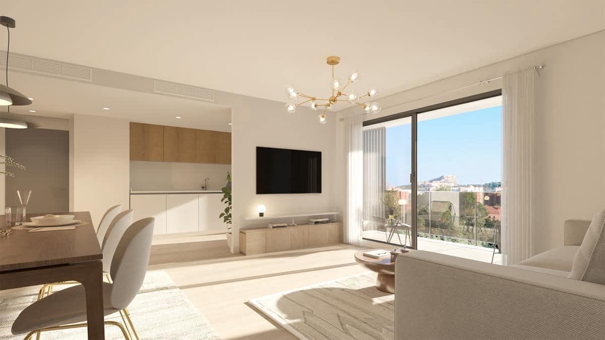 3 quarto Apartamento para venda em Alicante cidade com piscina - 379 000 € (Ref: 9648732)