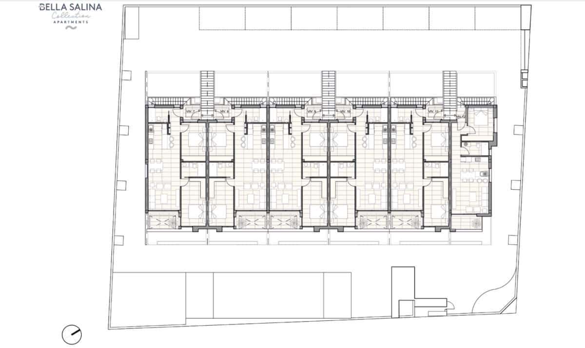 2 Zimmer Apartment zu verkaufen in Pilar de la Horadada mit Pool - 269.900 € (Ref: 9648750)