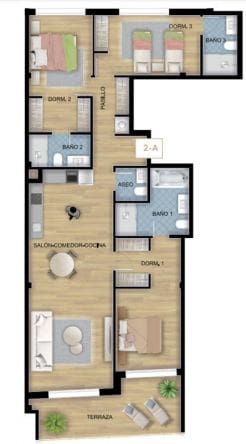 3 soverom Leilighet til salgs i Torrevieja med svømmebasseng - € 365 000 (Ref: 9648769)