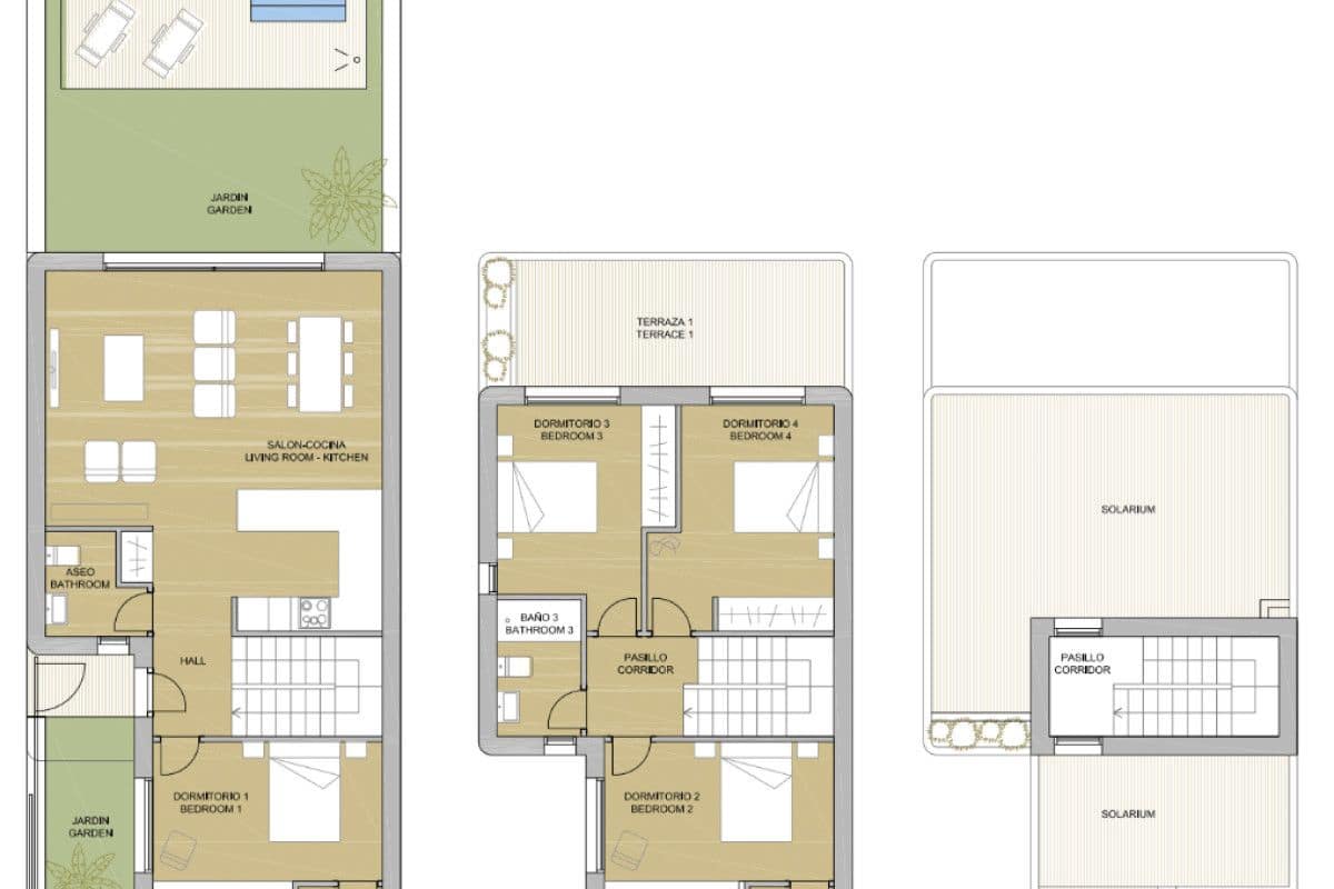 3 bedroom Villa for sale in Pilar de la Horadada with pool - € 539,900 (Ref: 9648794)