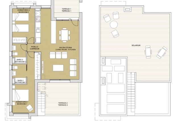 3 sypialnia Apartament na sprzedaż w Pilar de la Horadada z basenem - 329 900 € (Ref: 9648797)
