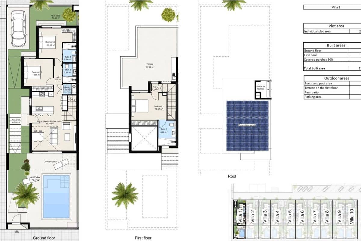 Chalet de 3 habitaciones en Los Nietos en venta con piscina - 374.900 € (Ref: 9648802)