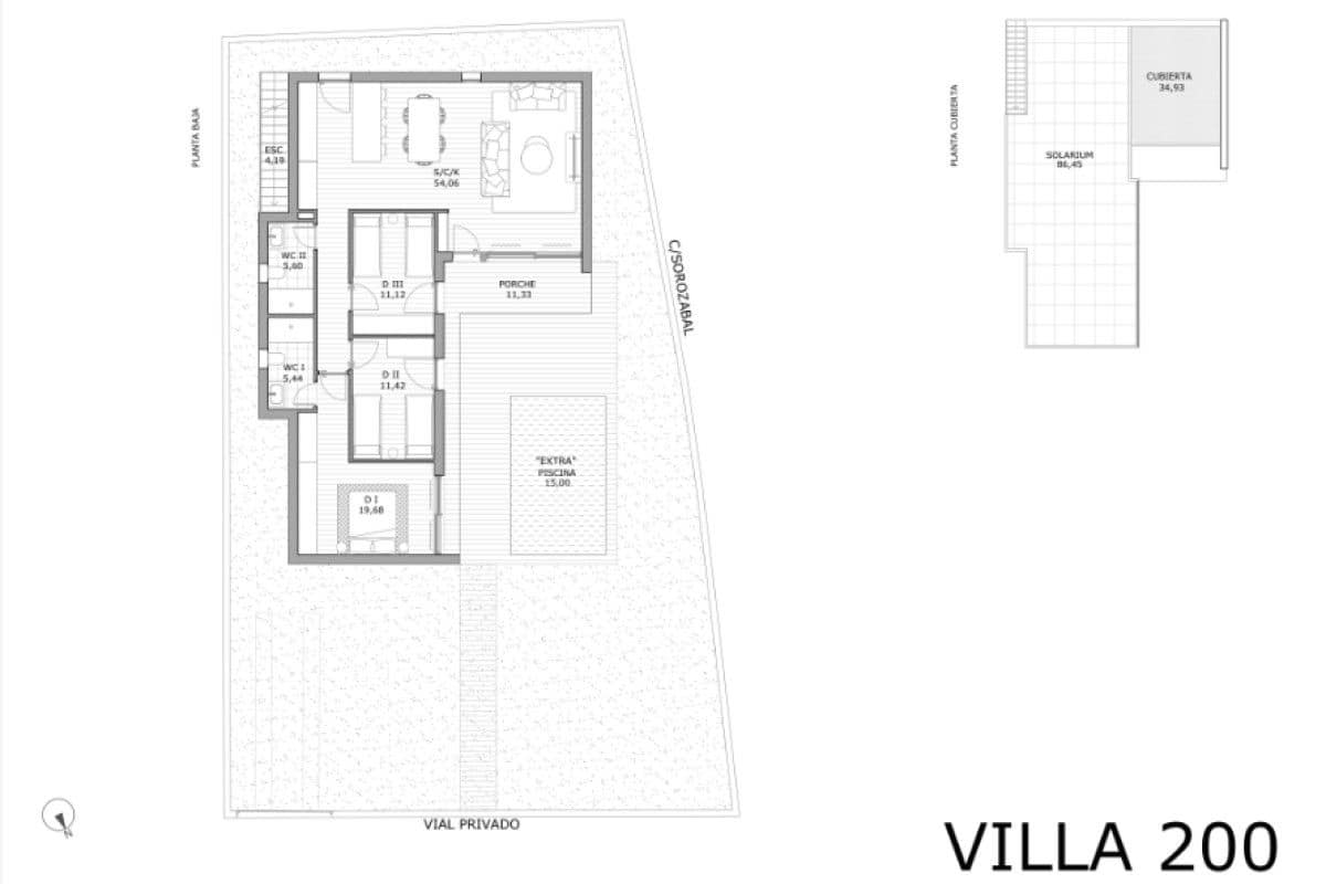 3 Zimmer Villa zu verkaufen in San Miguel de Salinas mit Pool - 429.900 € (Ref: 9648805)