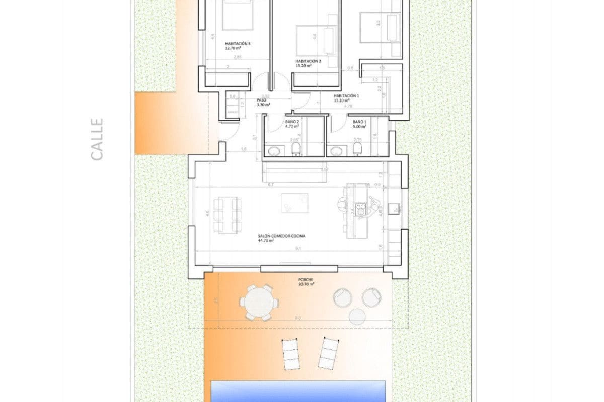 3 bedroom Villa for sale in Monforte del Cid with pool - € 420,500 (Ref: 9648830)