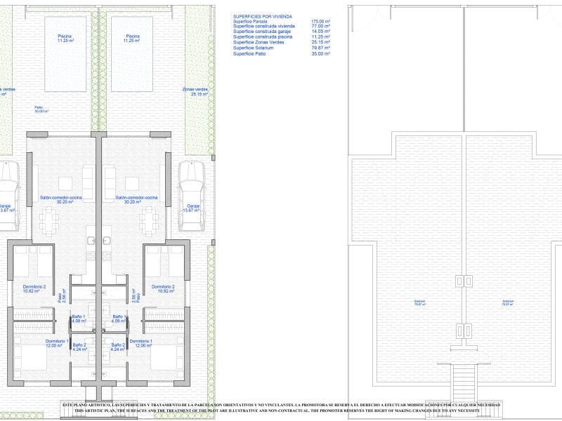 3 soverom Villa til salgs i Los Alcazares med svømmebasseng - € 361 500 (Ref: 9648834)