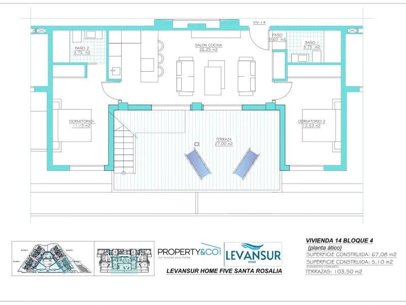 2 soverom Leilighet til salgs i Los Alcazares med svømmebasseng - € 388 900 (Ref: 9648839)