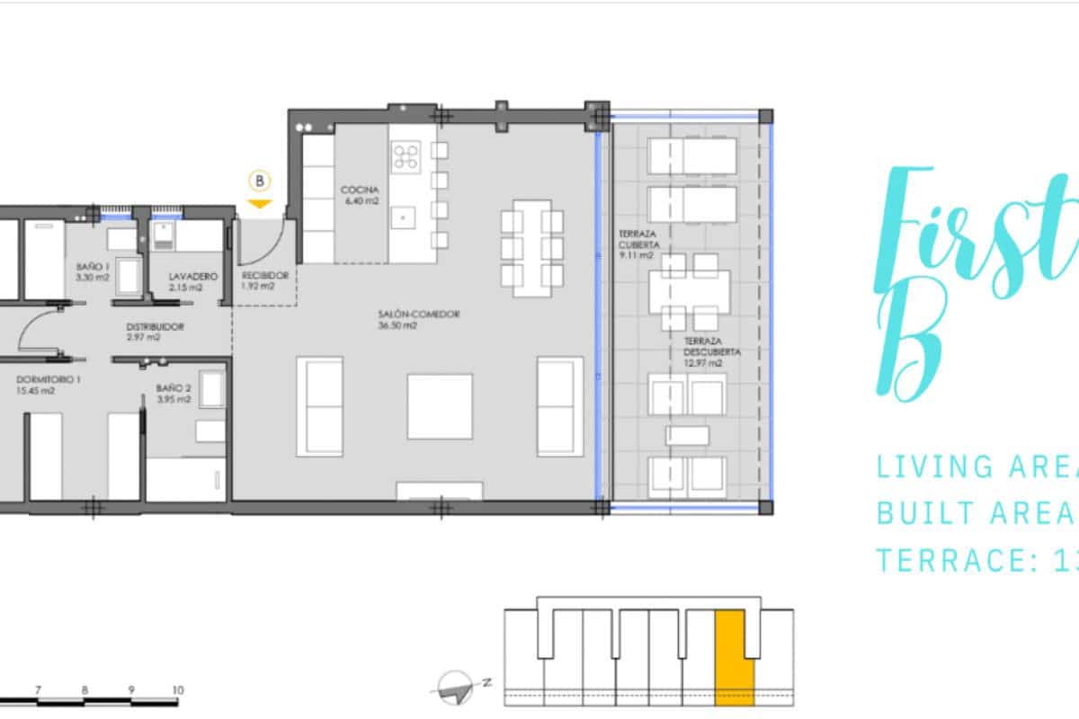 2 slaapkamer Appartement te koop in Islas Menores met zwembad - € 358.000 (Ref: 9648855)