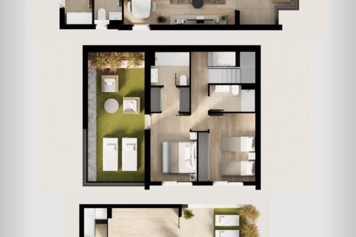 4 bedroom Apartment for sale in Finestrat with pool - € 555,000 (Ref: 9648873)