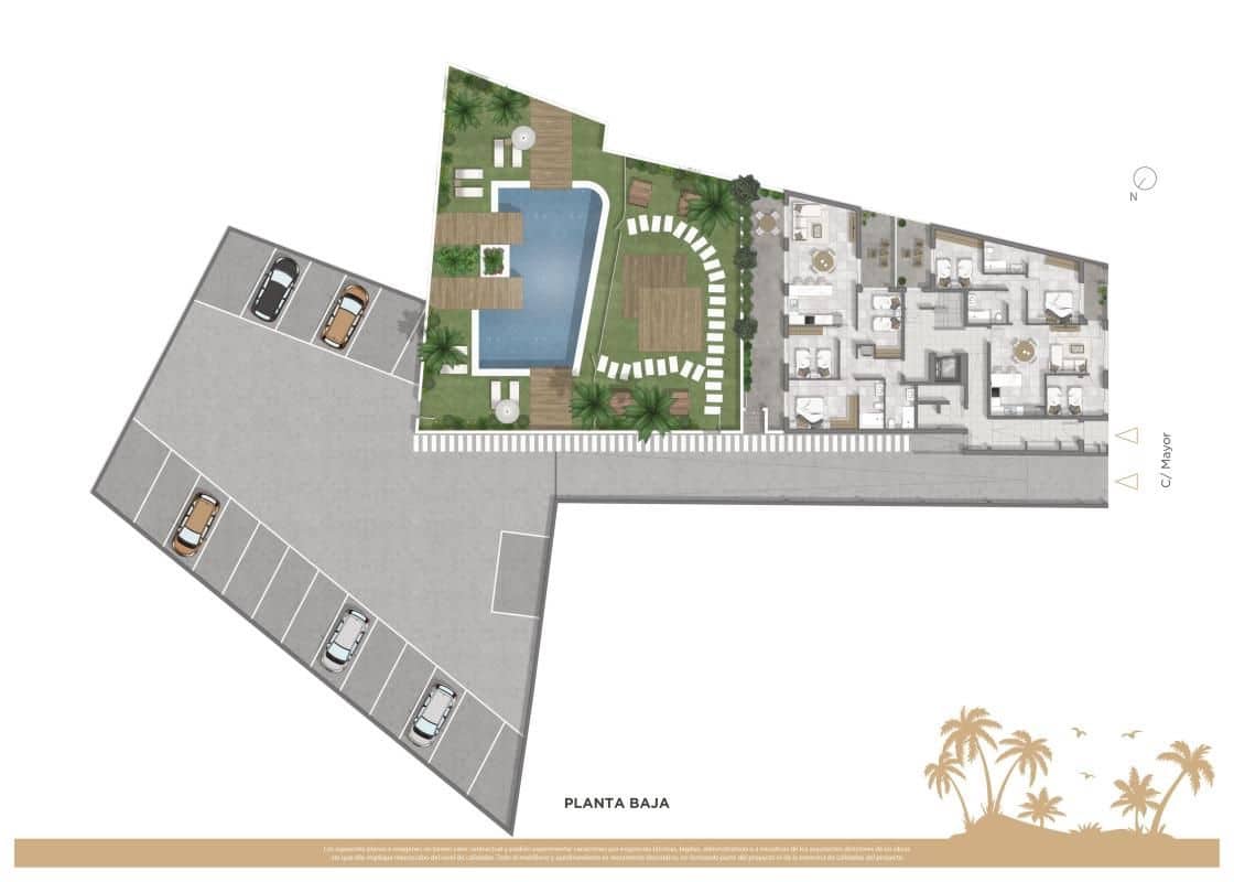 Apartamento de 2 habitaciones en Guardamar del Segura en venta con piscina - 299.900 € (Ref: 9648900)