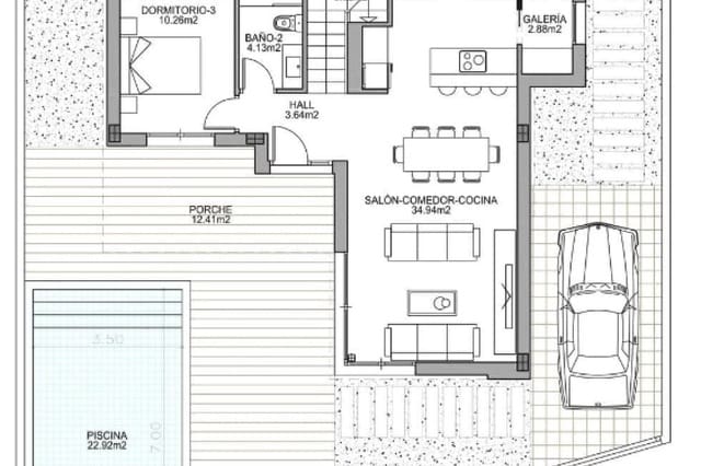 3 quarto Moradia para venda em Benijófar com piscina - 490 000 € (Ref: 9648922)