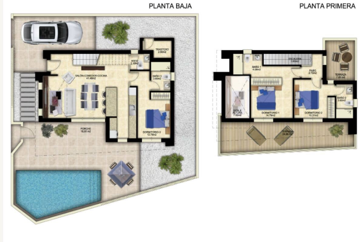 3 sovrum Villa till salu i Benijofar med pool - 563 000 € (Ref: 9648923)