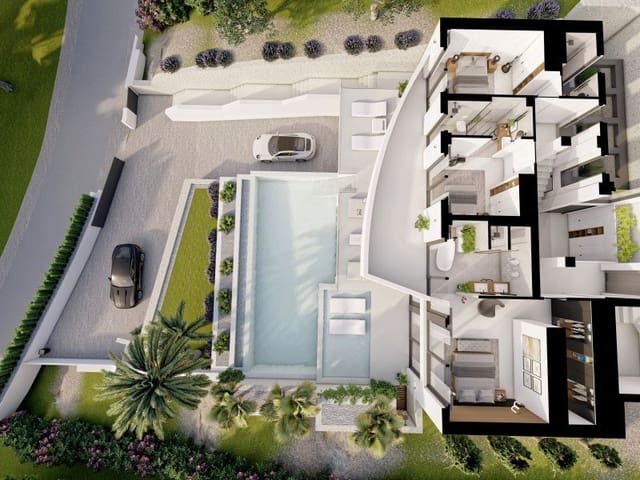 4 soverom Villa til salgs i Altea la Vella, Altea med svømmebasseng garasje - € 2 090 000 (Ref: 9648942)