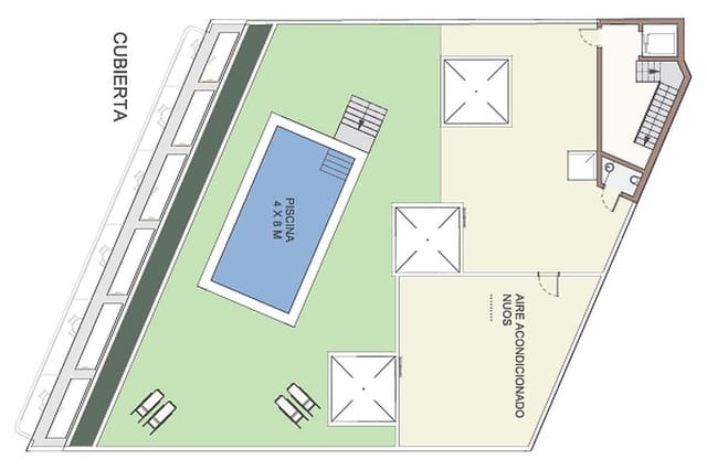 1 soveværelse Lejlighed til salg i Centro, Torrevieja med swimmingpool - € 174.900 (Ref: 9648945)