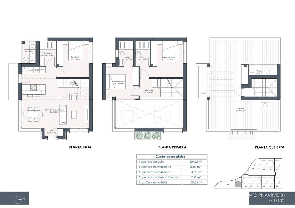 3 sovrum Villa till salu i Los Montesinos med pool - 485 000 € (Ref: 9648946)