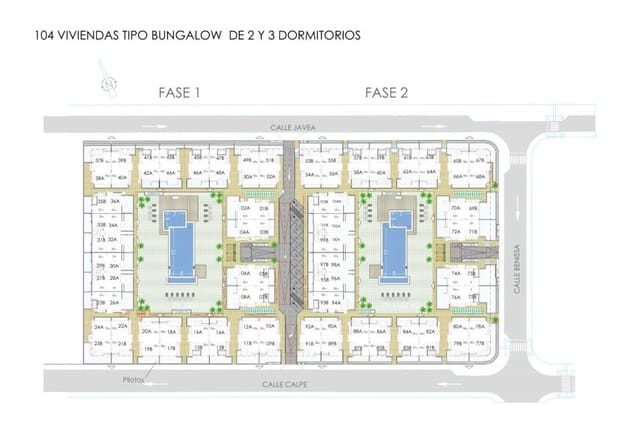 2 bedroom Bungalow for sale in Los Balcones with pool - € 285,000 (Ref: 9648952)