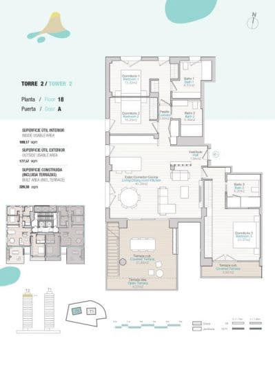 2 soverom Leilighet til salgs i Calpe / Calp med svømmebasseng - € 620 000 (Ref: 9648961)