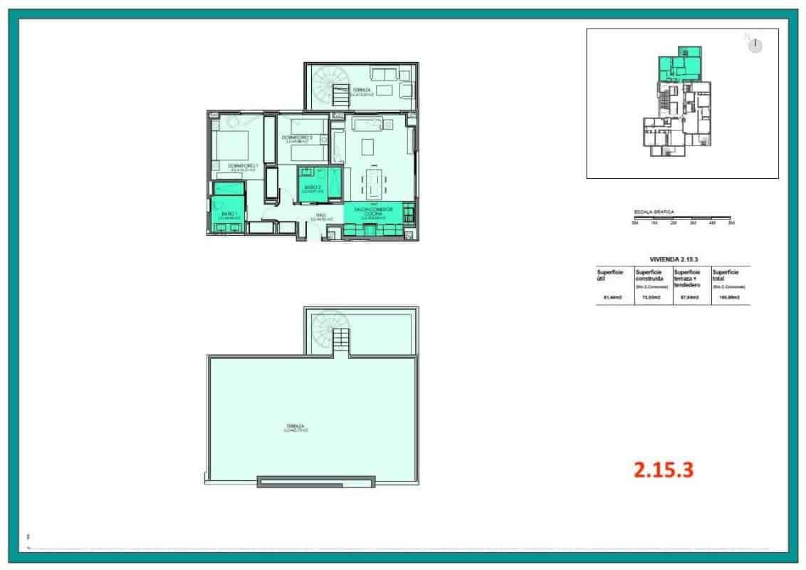 Apartamento de 2 habitaciones en Calpe / Calp en venta con piscina - 539.000 € (Ref: 9648972)