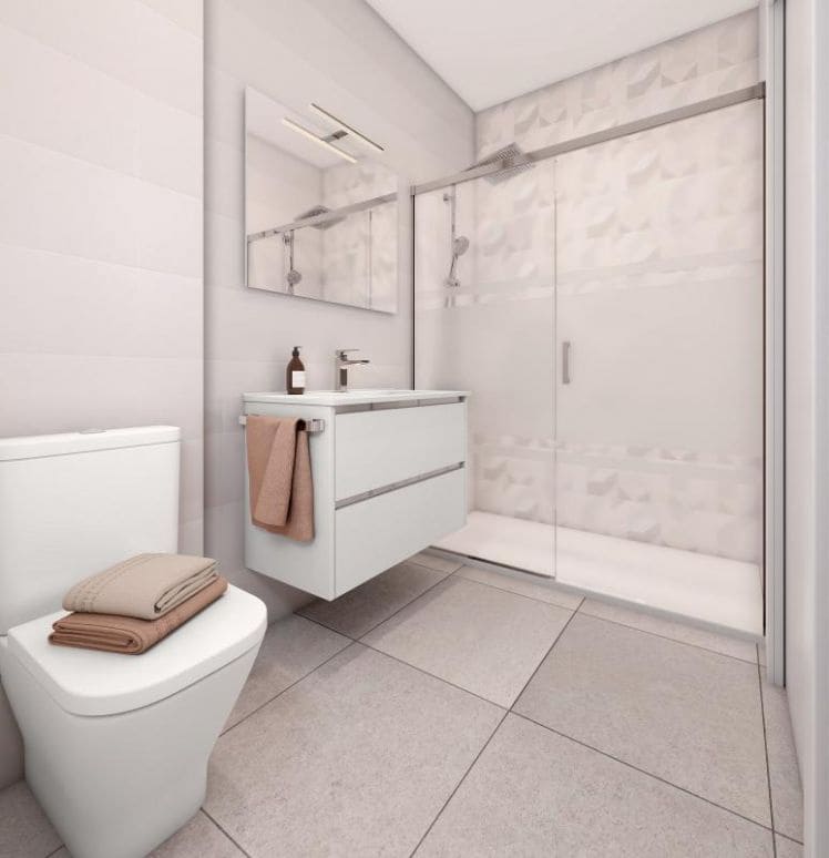 3 sypialnia Apartament na sprzedaż w La Manga del Mar Menor z basenem - 328 600 € (Ref: 9649000)