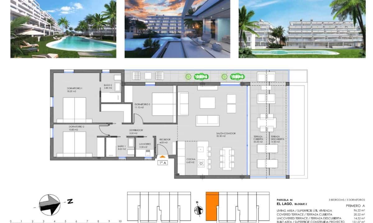 3 bedroom Apartment for sale in Mar de Cristal with pool - € 595,000 (Ref: 9649088)