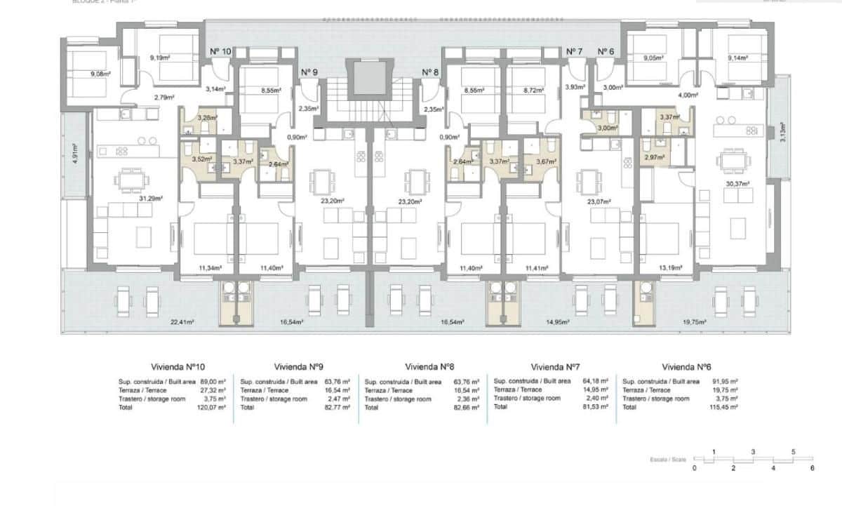 3 makuuhuone Huoneisto myytävänä paikassa Pilar de la Horadada mukana uima-altaan - 379 000 € (Ref: 9649110)