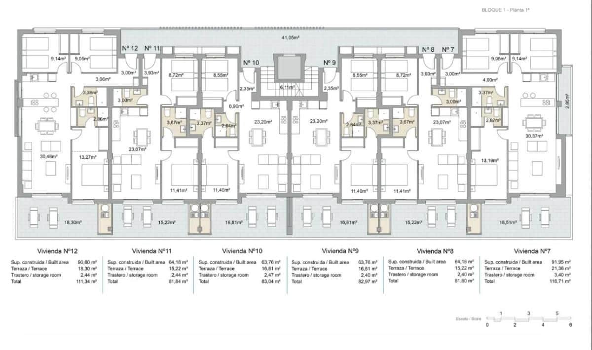 3 makuuhuone Huoneisto myytävänä paikassa Pilar de la Horadada mukana uima-altaan - 379 000 € (Ref: 9649110)