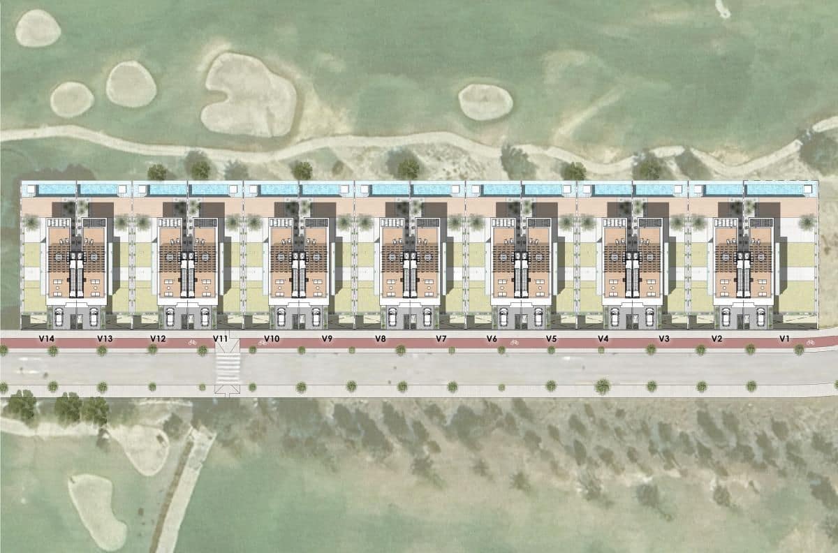 3 slaapkamer Rijtjeshuis te koop in Monforte del Cid met zwembad - € 895.000 (Ref: 9649210)