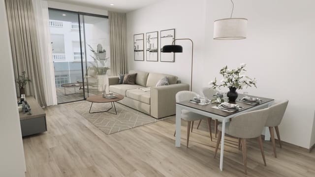 2 Zimmer Apartment zu verkaufen in Torrevieja mit Pool - 315.000 € (Ref: 9649276)