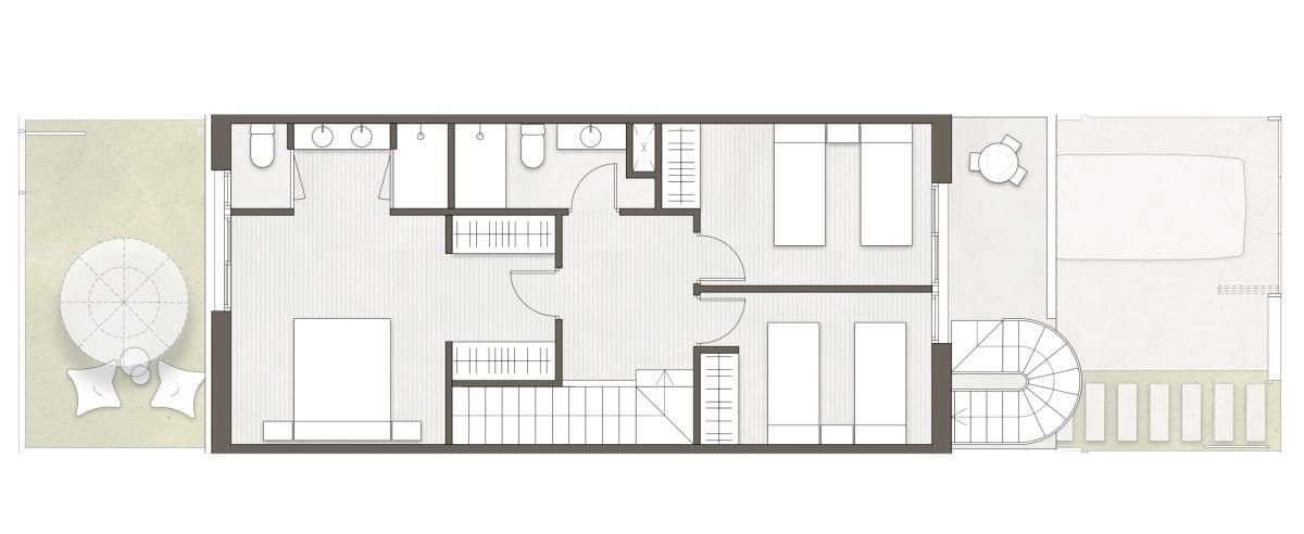 Adosado de 3 habitaciones en Pilar de la Horadada en venta con piscina - 339.900 € (Ref: 9649323)