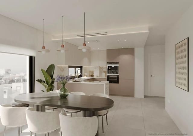 3 sypialnia Apartament na sprzedaż w Santa Pola z basenem garażem - 380 000 € (Ref: 9649341)