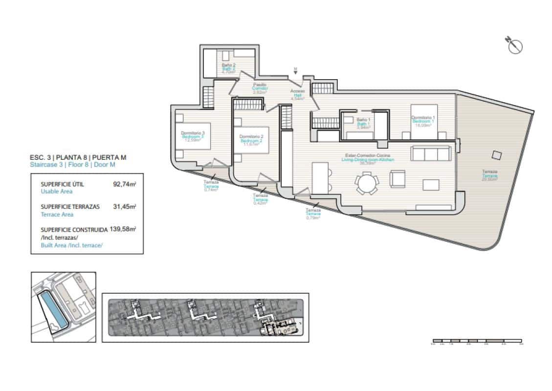 2 soverom Leilighet til salgs i La Villajoyosa / Vila Joiosa med svømmebasseng garasje - € 525 000 (Ref: 9649355)