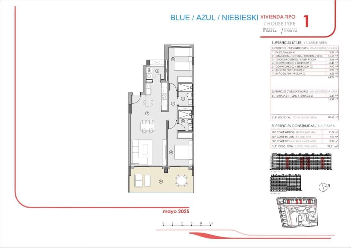 3 slaapkamer Appartement te koop in Punta Prima met zwembad - € 384.000 (Ref: 9649392)