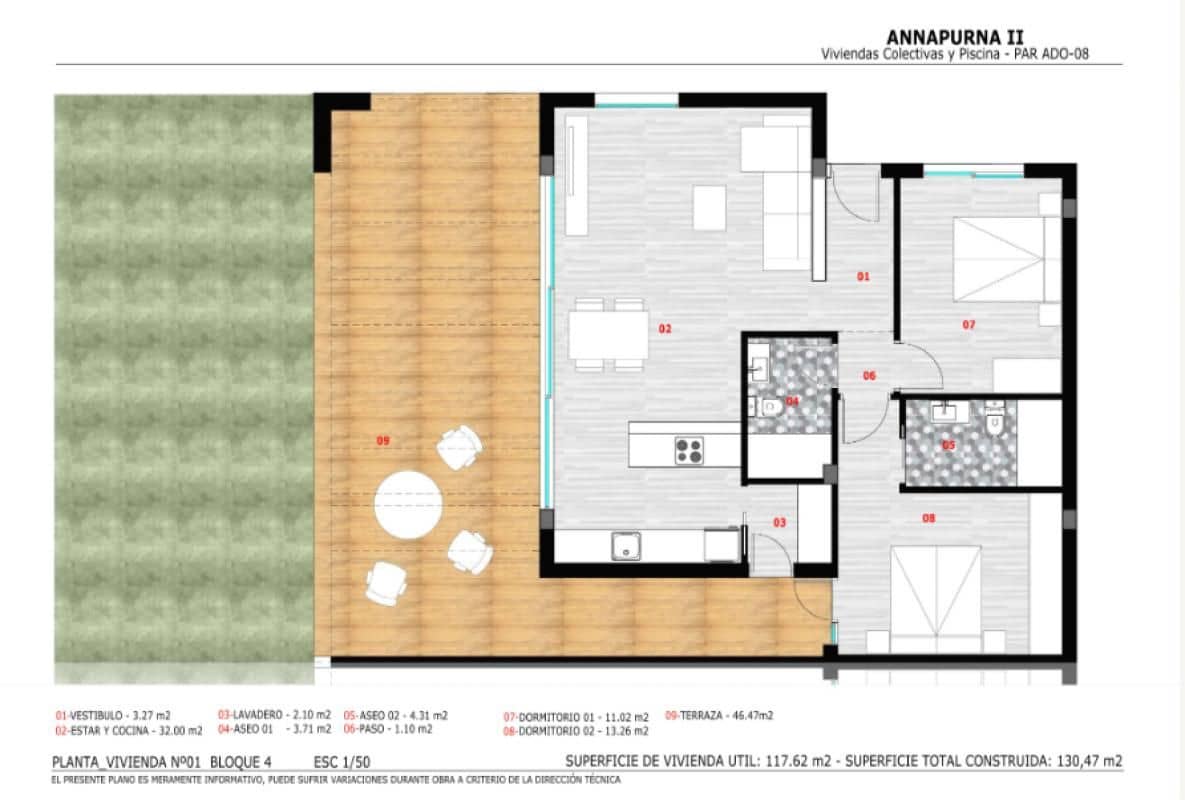 Apartamento de 3 habitaciones en Monforte del Cid en venta con piscina garaje - 395.000 € (Ref: 9649533)