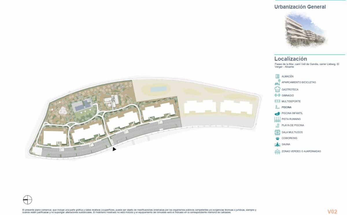 3 soveværelse Lejlighed til salg i El Vergel / Verger med swimmingpool - € 490.000 (Ref: 9649545)