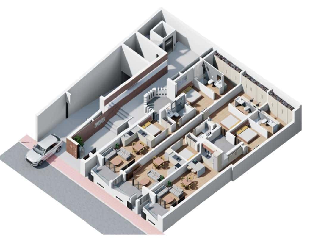 2 soveværelse Lejlighed til salg i Torrevieja med swimmingpool - € 260.000 (Ref: 9649607)