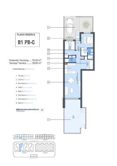 3 soverom Leilighet til salgs i Dolores med svømmebasseng garasje - € 299 900 (Ref: 9649622)