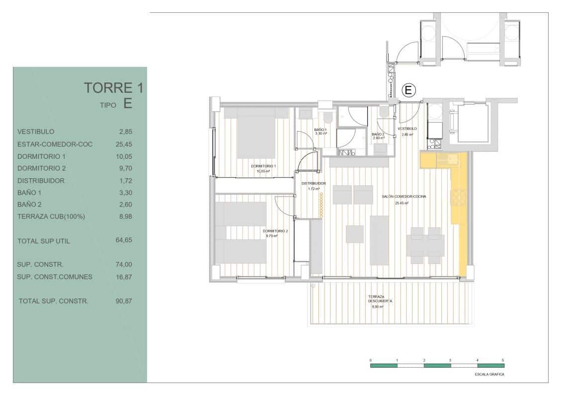 2 sovrum Lägenhet till salu i Guardamar del Segura med pool - 445 000 € (Ref: 9649668)
