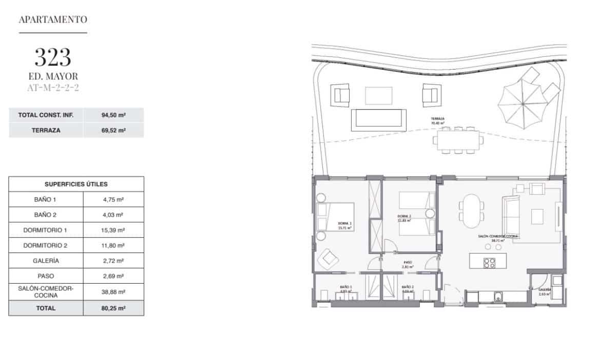 2 bedroom Apartment for sale in Alfaz del Pi / L'Alfas del Pi with pool - € 820,000 (Ref: 9649739)
