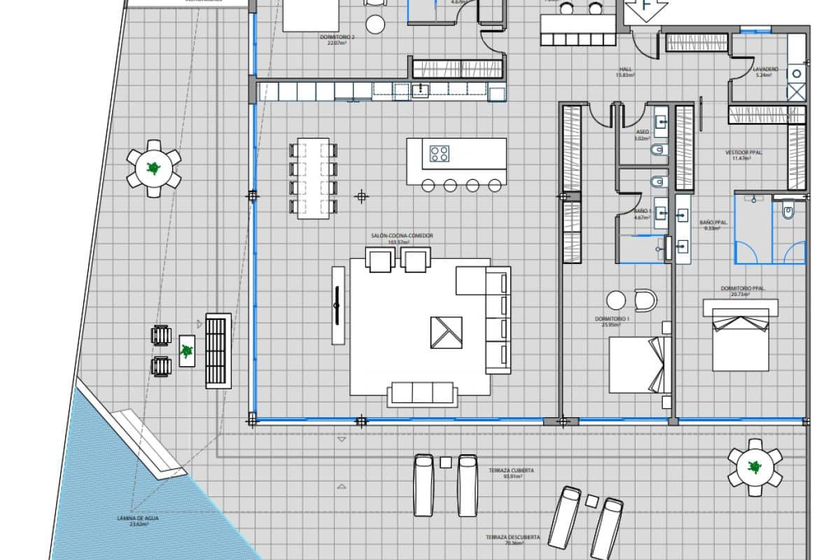 4 sovrum Lägenhet till salu i Carvajal med pool - 2 549 000 € (Ref: 9682662)