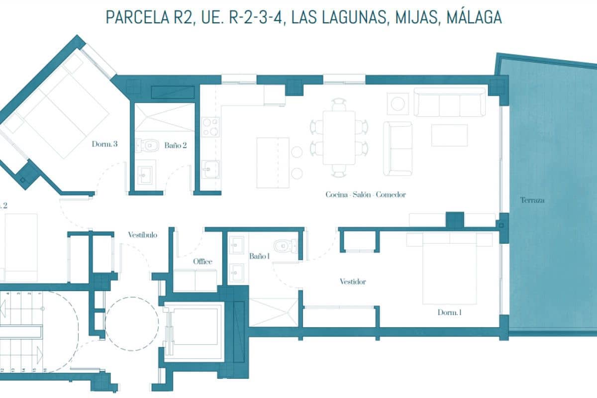 3 sypialnia Apartament na sprzedaż w Las Lagunas de Mijas z basenem - 467 100 € (Ref: 9682663)