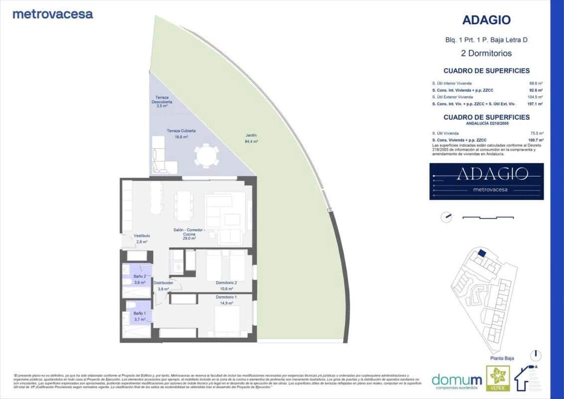 3 camera da letto Appartamento in vendita in New Golden Mile con piscina garage - 532.000 € (Rif: 9682766)