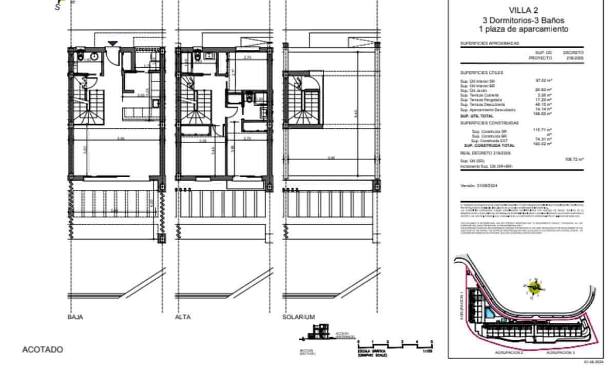 3 Zimmer Reihenhaus zu verkaufen in Torrenueva mit Pool Garage - 925.000 € (Ref: 9682856)