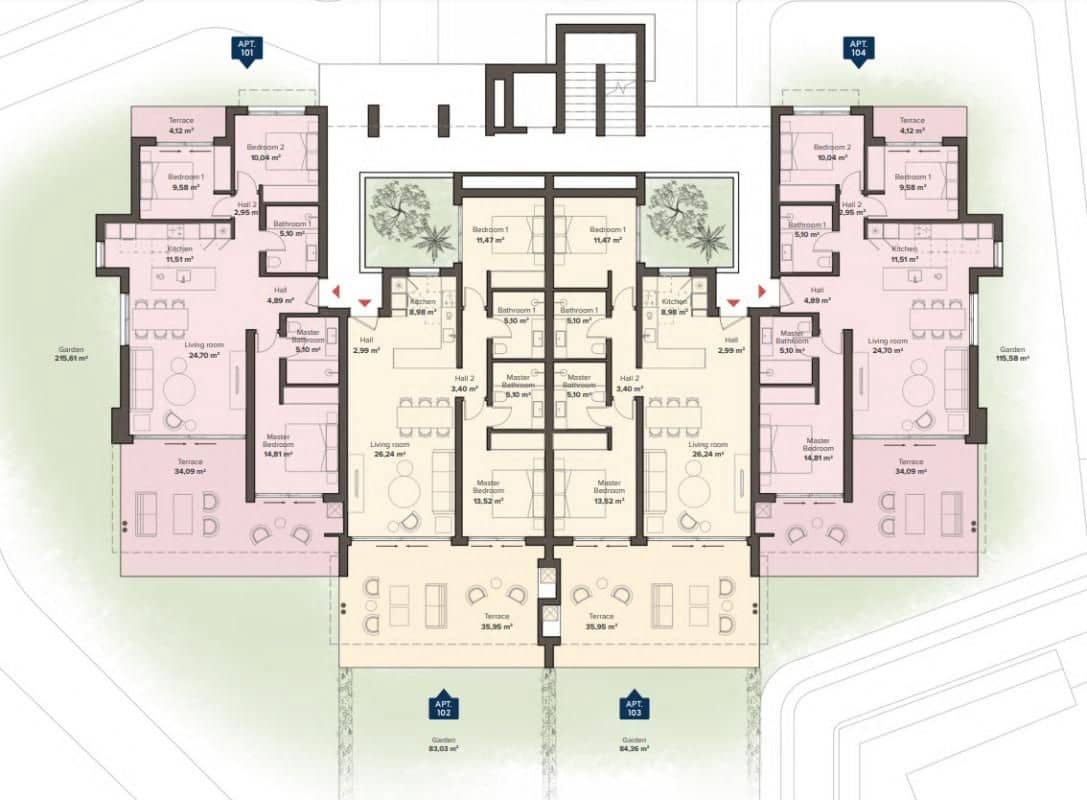 2 soveværelse Lejlighed til salg i Estepona med swimmingpool - € 399.000 (Ref: 9682967)